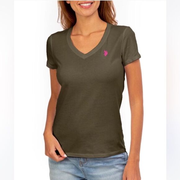 Polo Ralph Lauren Army Green Tee size S - Picture 1 of 4